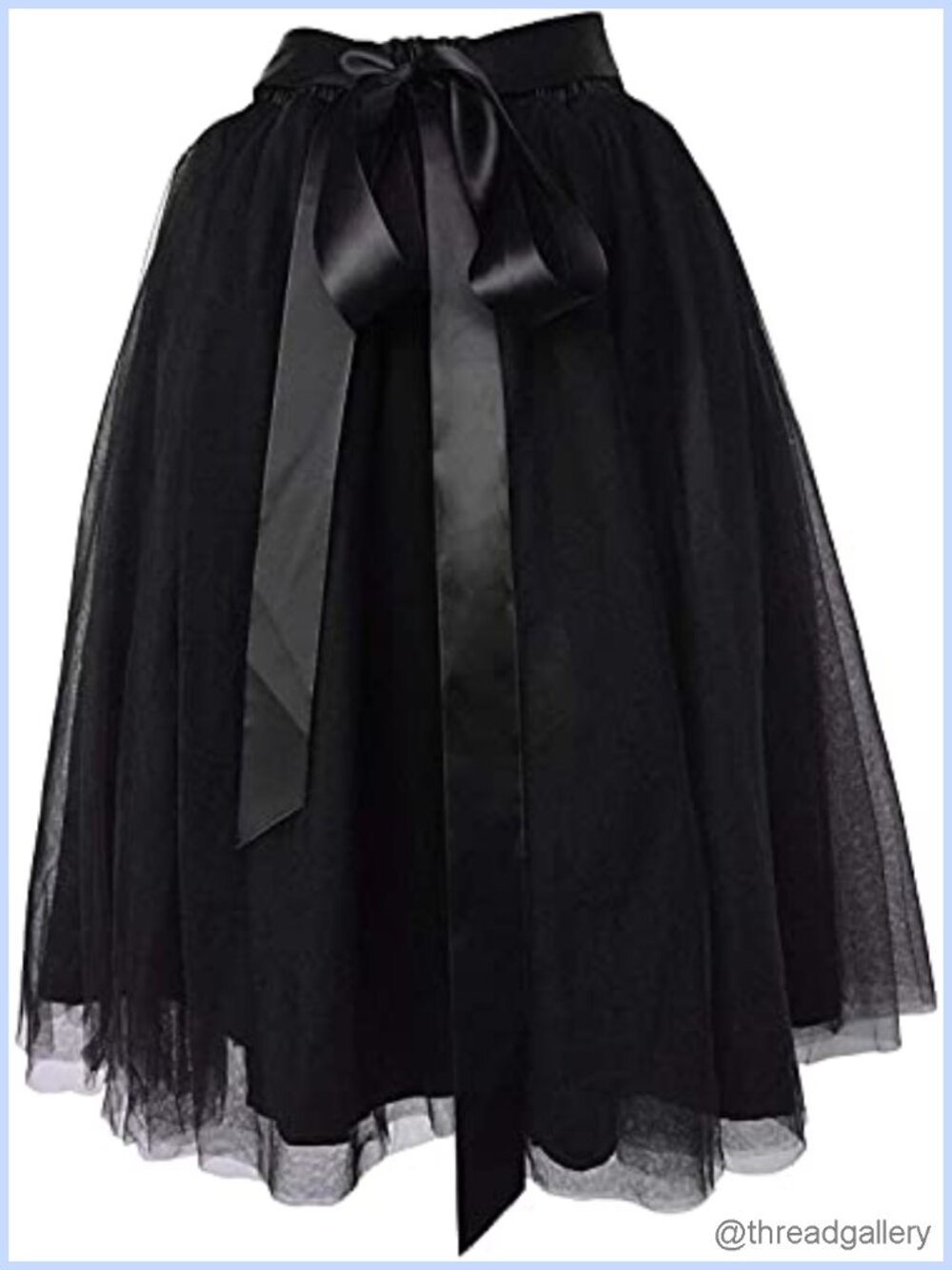A-Line Tulle Skirt Knee Length Tutu for Women Dance